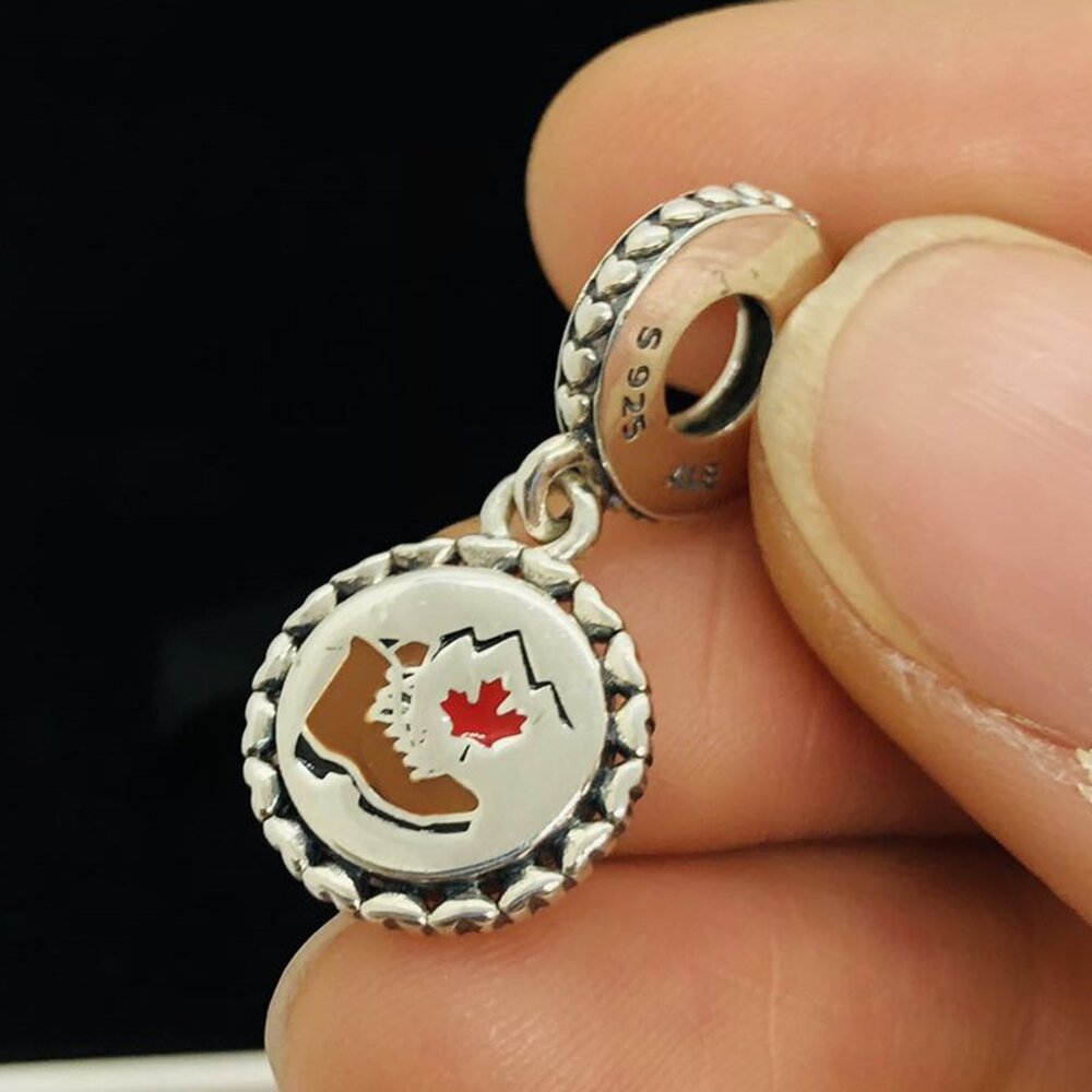 ✨🔥Pandora Canadian Rockies Charm S925 Silver with box